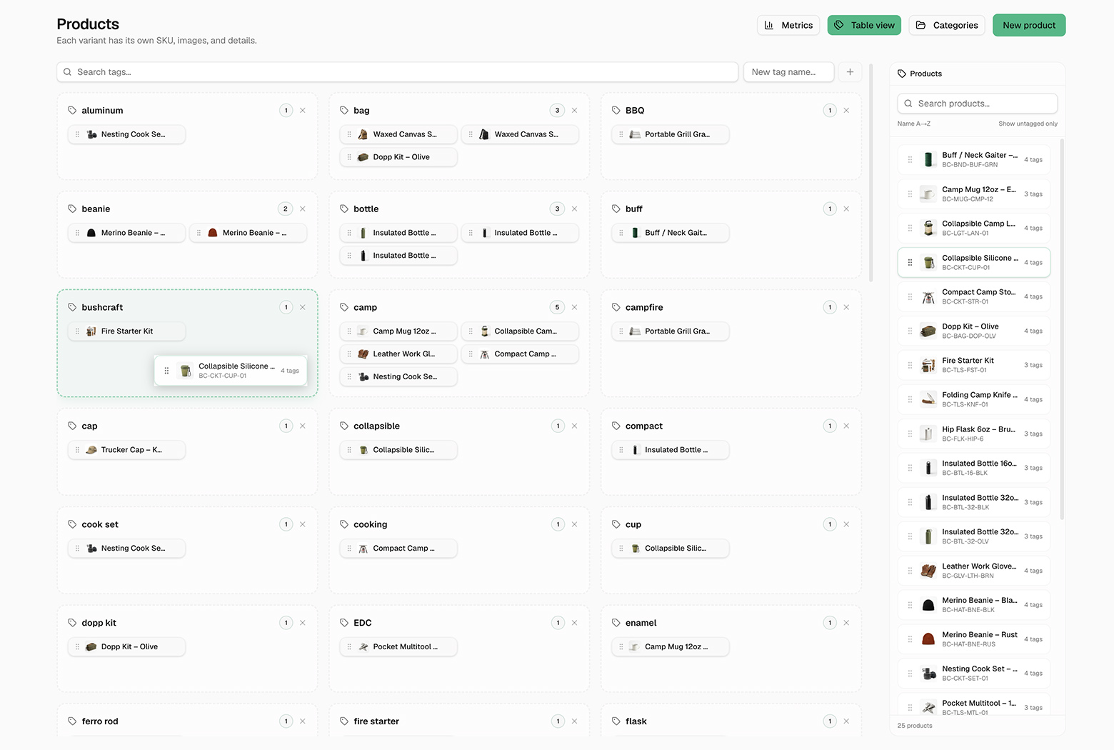 Screenshot: Tag Manager